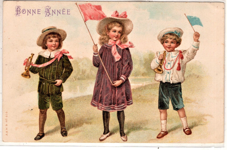 Cartolina Buon Natale / anno. Frohe Weihnachten / Neues Jahr. Merry Christmas & Happy New Year | Collezionissimo