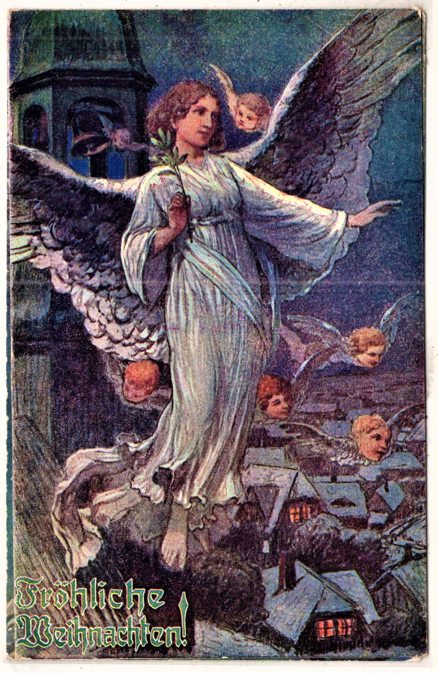 Cartolina Buon Natale / anno. Frohe Weihnachten / Neues Jahr. Merry Christmas & Happy New Year | Collezionissimo