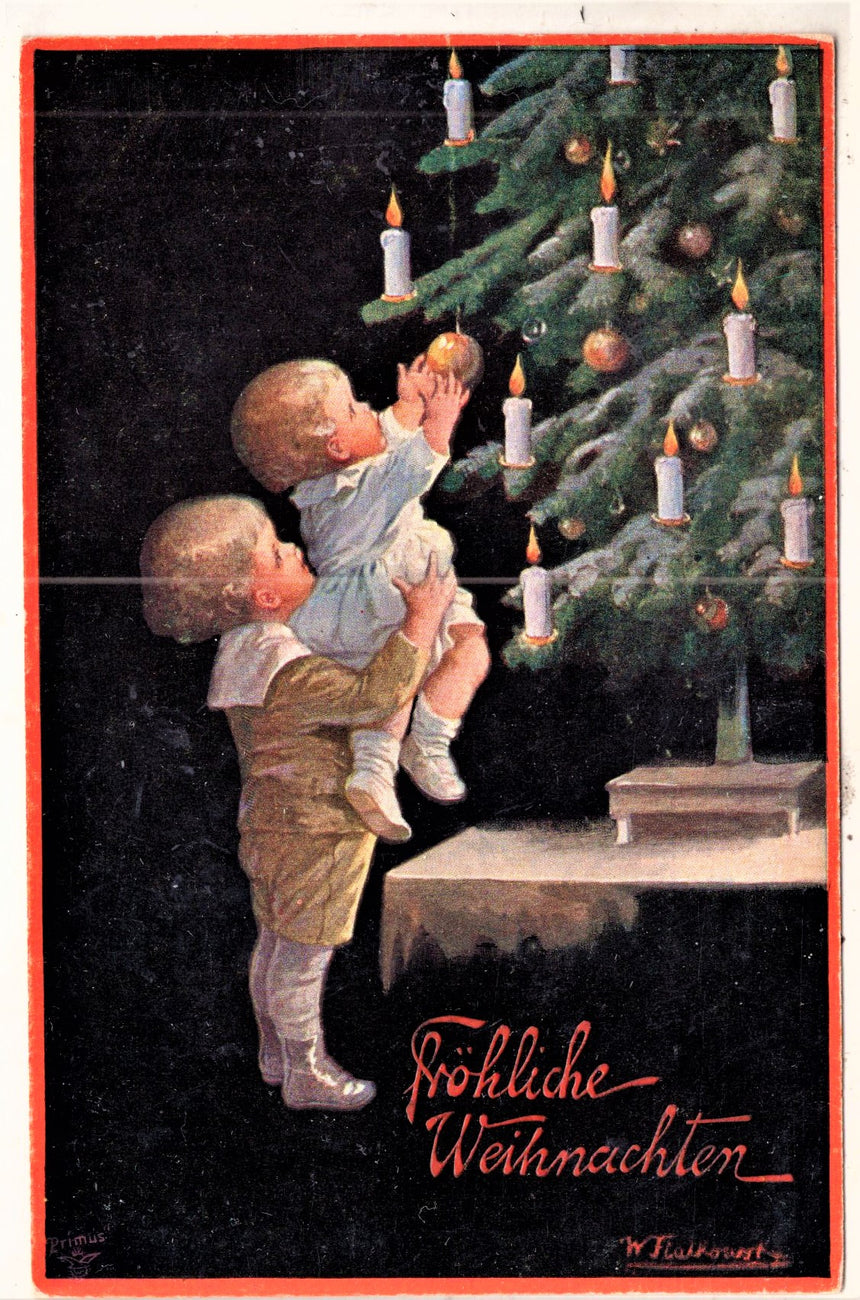 Cartolina Buon Natale / anno. Frohe Weihnachten / Neues Jahr. Merry Christmas & Happy New Year | Collezionissimo