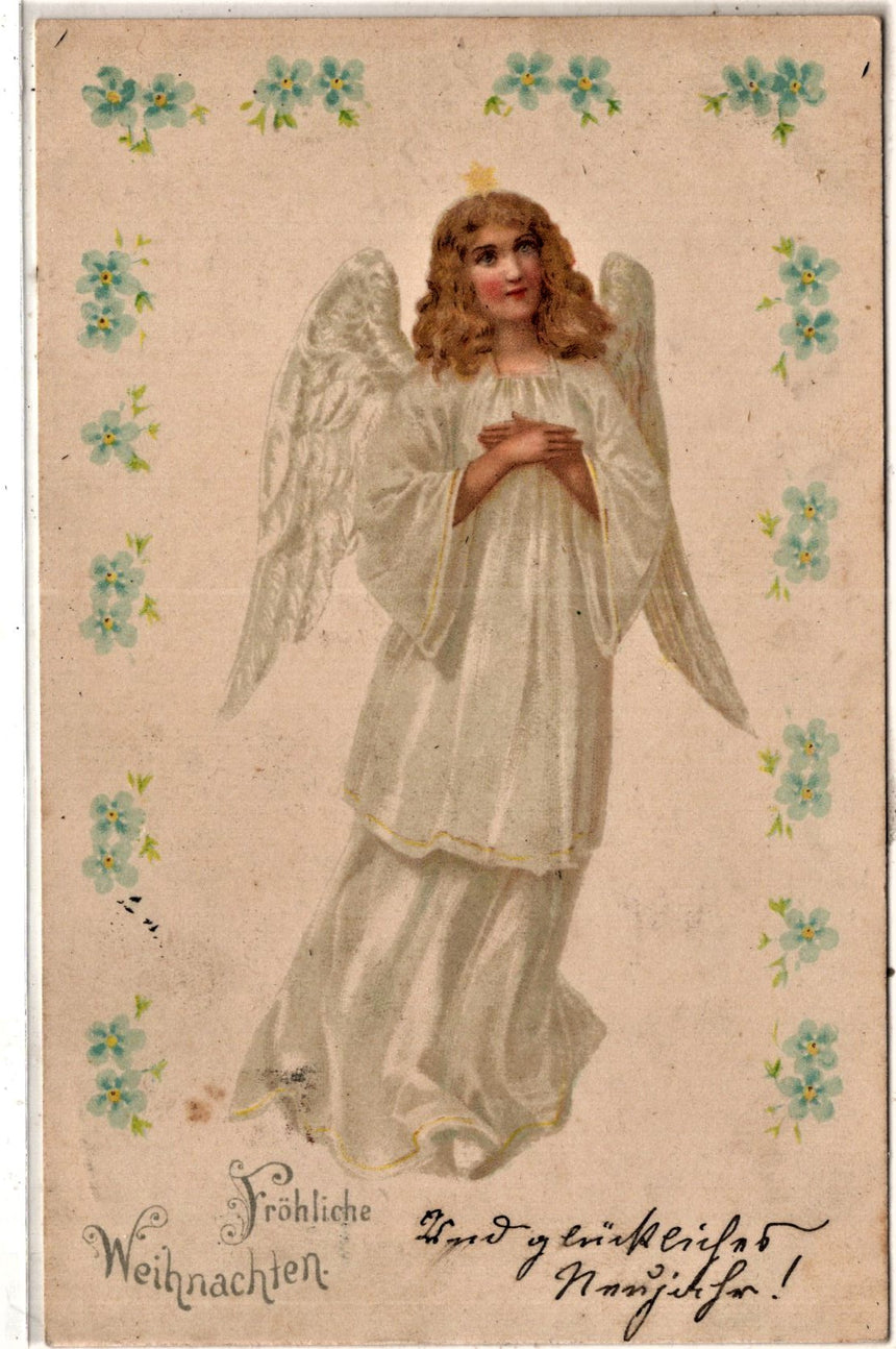 Cartolina Buon Natale / anno. Frohe Weihnachten / Neues Jahr. Merry Christmas & Happy New Year | Collezionissimo