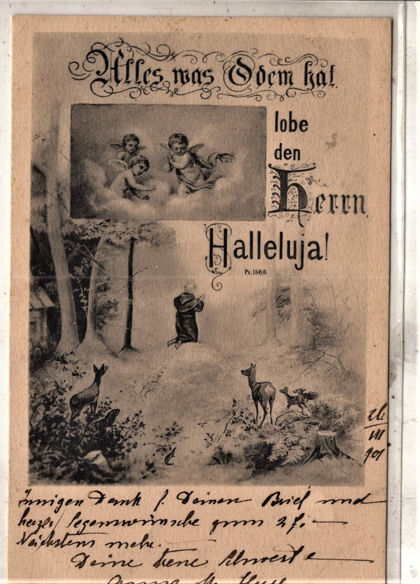 Cartolina Buon Natale / anno. Frohe Weihnachten / Neues Jahr. Merry Christmas & Happy New Year | Collezionissimo