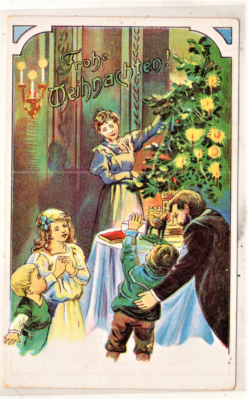 Cartolina Buon Natale / anno. Frohe Weihnachten / Neues Jahr. Merry Christmas & Happy New Year | Collezionissimo