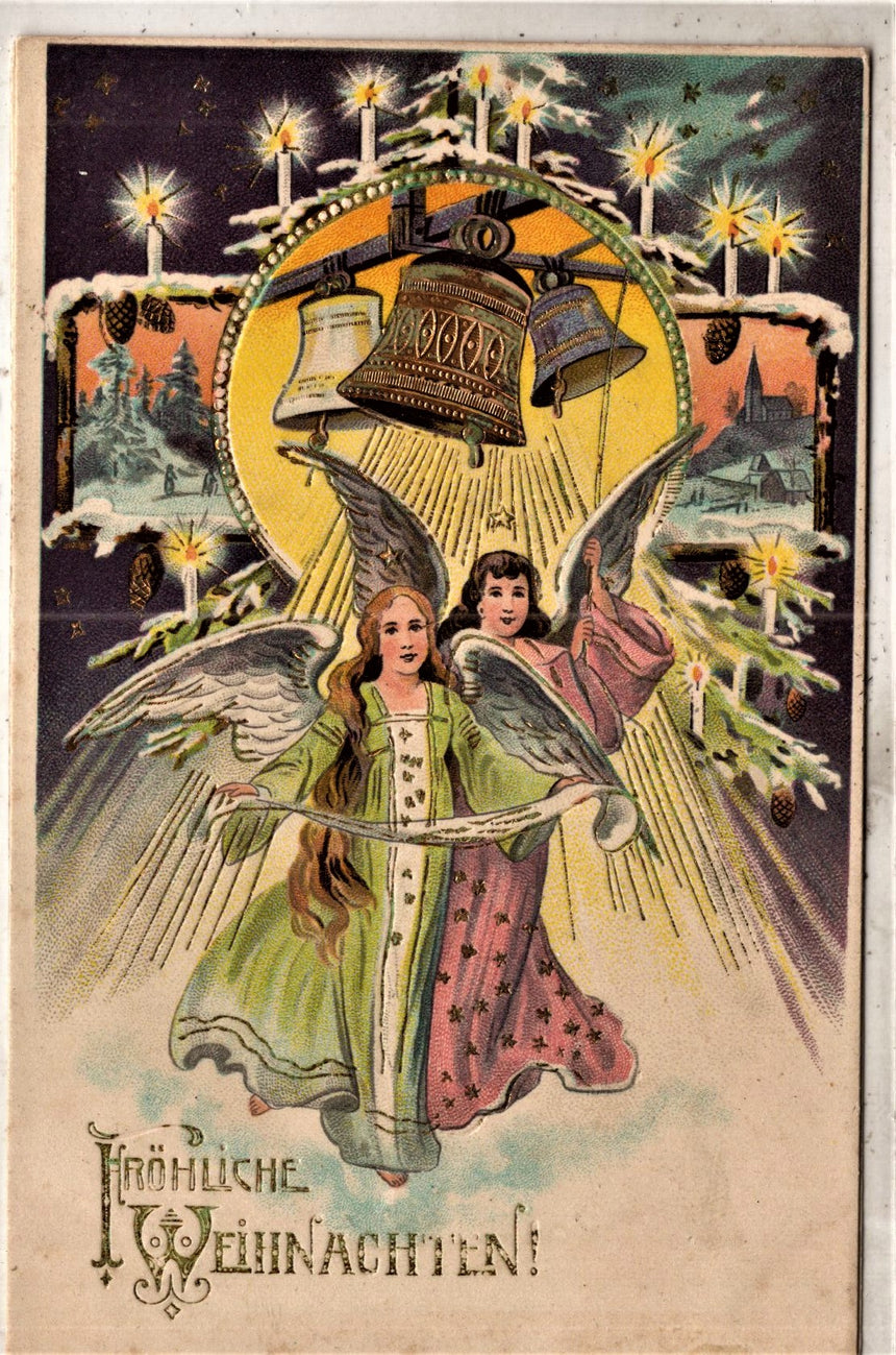 Cartolina Buon Natale / anno. Frohe Weihnachten / Neues Jahr. Merry Christmas & Happy New Year | Collezionissimo