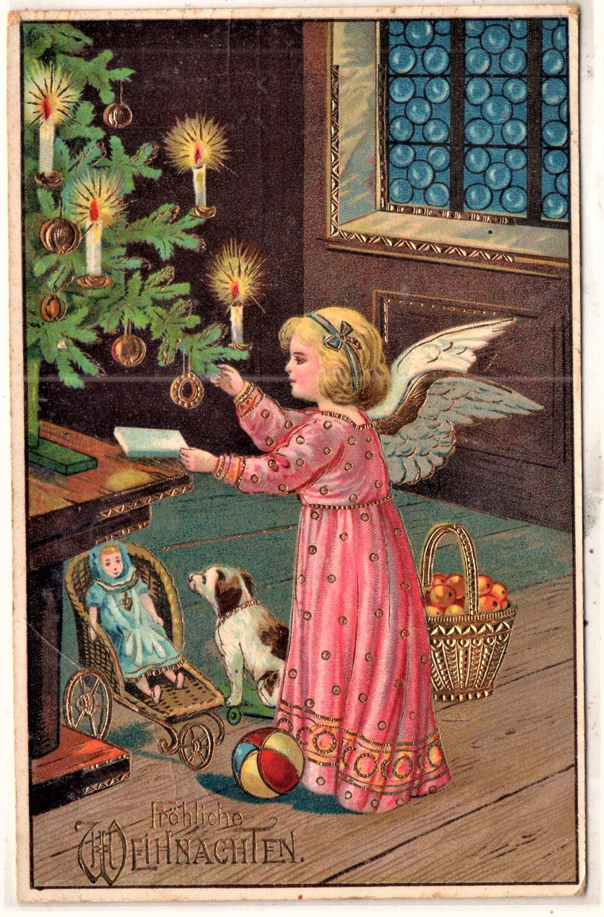 Cartolina Buon Natale / anno. Frohe Weihnachten / Neues Jahr. Merry Christmas & Happy New Year | Collezionissimo