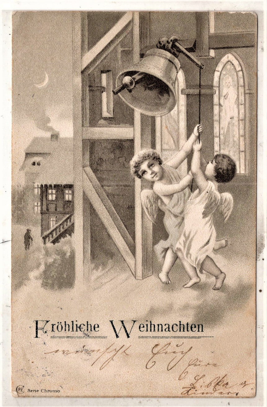 Cartolina Buon Natale / anno. Frohe Weihnachten / Neues Jahr. Merry Christmas & Happy New Year | Collezionissimo