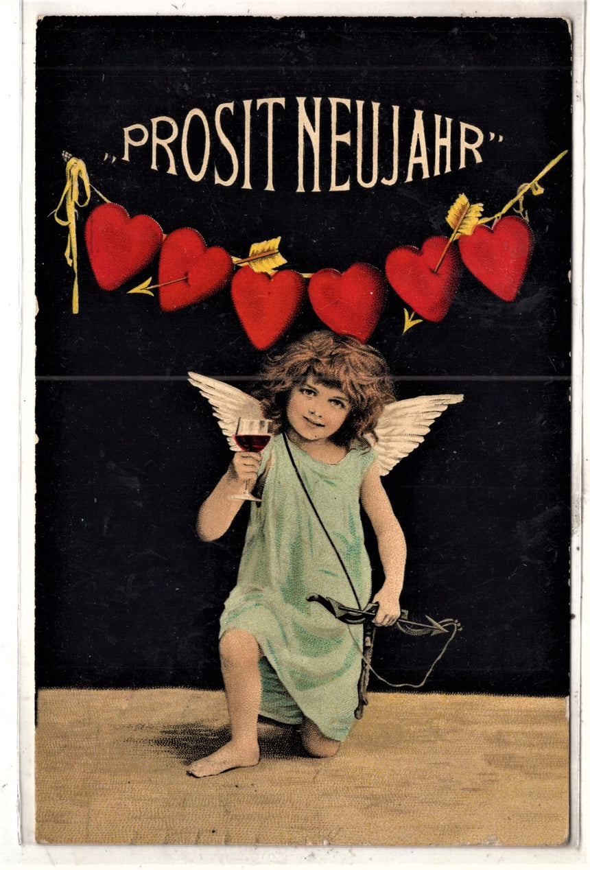 Cartolina Buon Natale / anno. Frohe Weihnachten / Neues Jahr. Merry Christmas & Happy New Year | Collezionissimo