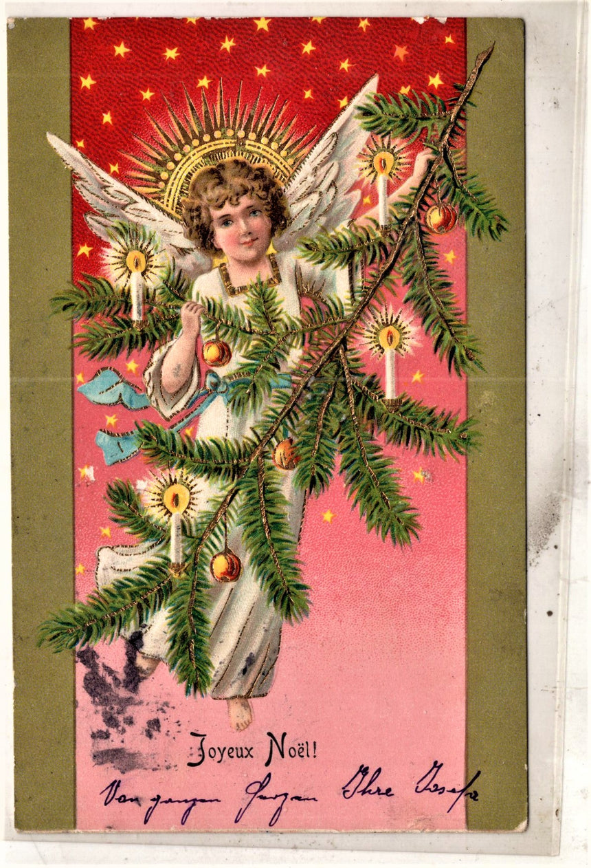 Cartolina Buon Natale / anno. Frohe Weihnachten / Neues Jahr. Merry Christmas & Happy New Year | Collezionissimo