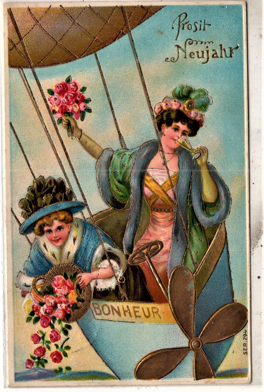 Cartolina Buon Natale / anno. Frohe Weihnachten / Neues Jahr. Merry Christmas & Happy New Year | Collezionissimo