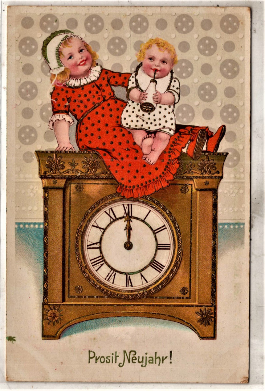 Cartolina Buon Natale / anno. Frohe Weihnachten / Neues Jahr. Merry Christmas & Happy New Year | Collezionissimo