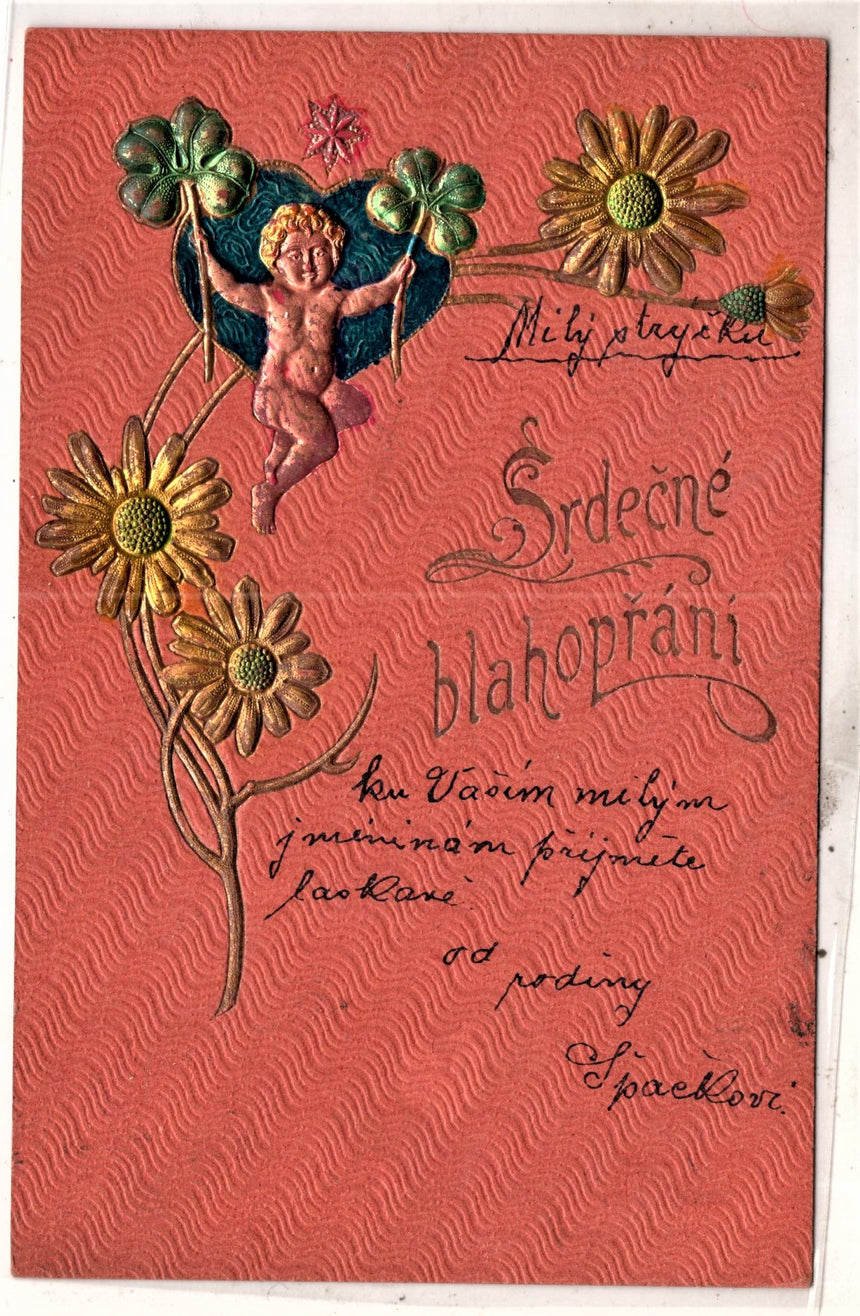 Cartolina Buon Natale / anno. Frohe Weihnachten / Neues Jahr. Merry Christmas & Happy New Year | Collezionissimo