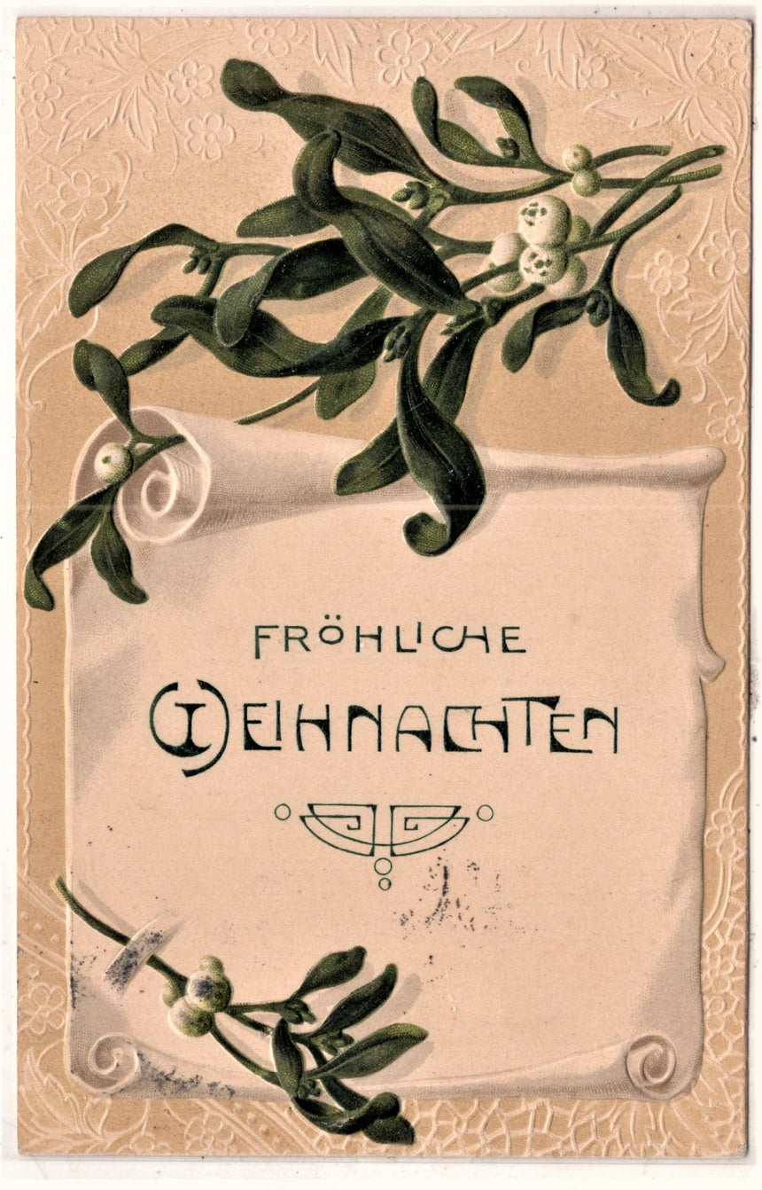 Cartolina Buon Natale / anno. Frohe Weihnachten / Neues Jahr. Merry Christmas & Happy New Year | Collezionissimo