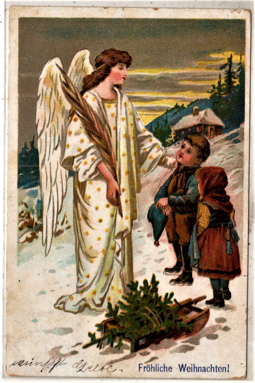 Cartolina Buon Natale / anno. Frohe Weihnachten / Neues Jahr. Merry Christmas & Happy New Year | Collezionissimo