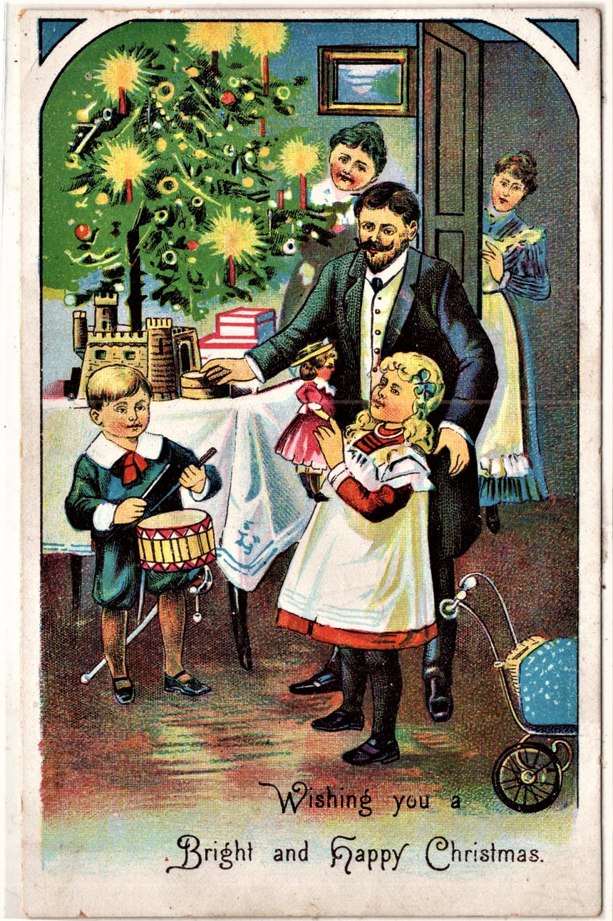 Cartolina Buon Natale / anno. Frohe Weihnachten / Neues Jahr. Merry Christmas & Happy New Year | Collezionissimo