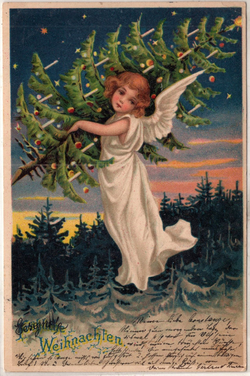 Cartolina Buon Natale / anno. Frohe Weihnachten / Neues Jahr. Merry Christmas & Happy New Year | Collezionissimo