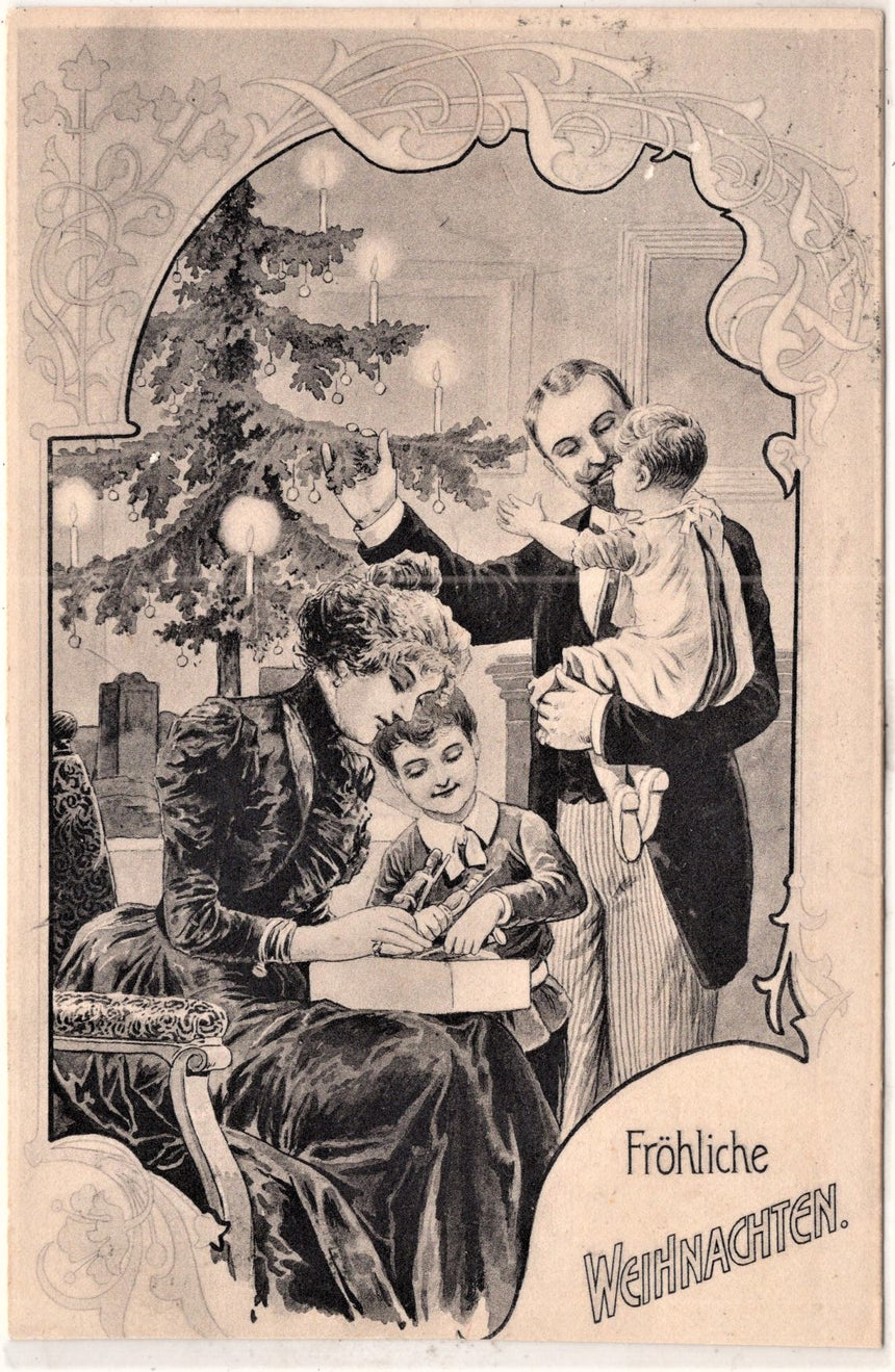 Cartolina Buon Natale / anno. Frohe Weihnachten / Neues Jahr. Merry Christmas & Happy New Year | Collezionissimo