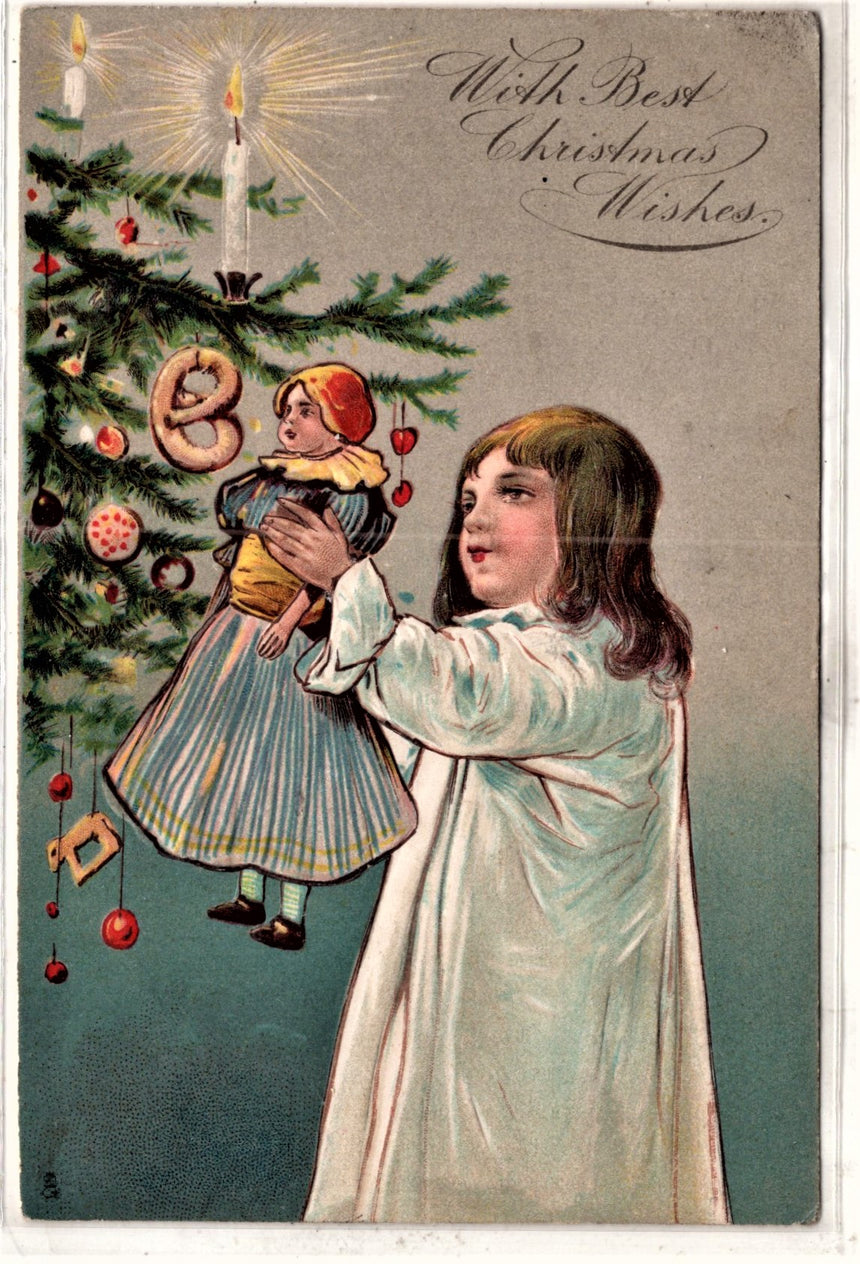 Cartolina Buon Natale / anno. Frohe Weihnachten / Neues Jahr. Merry Christmas & Happy New Year | Collezionissimo