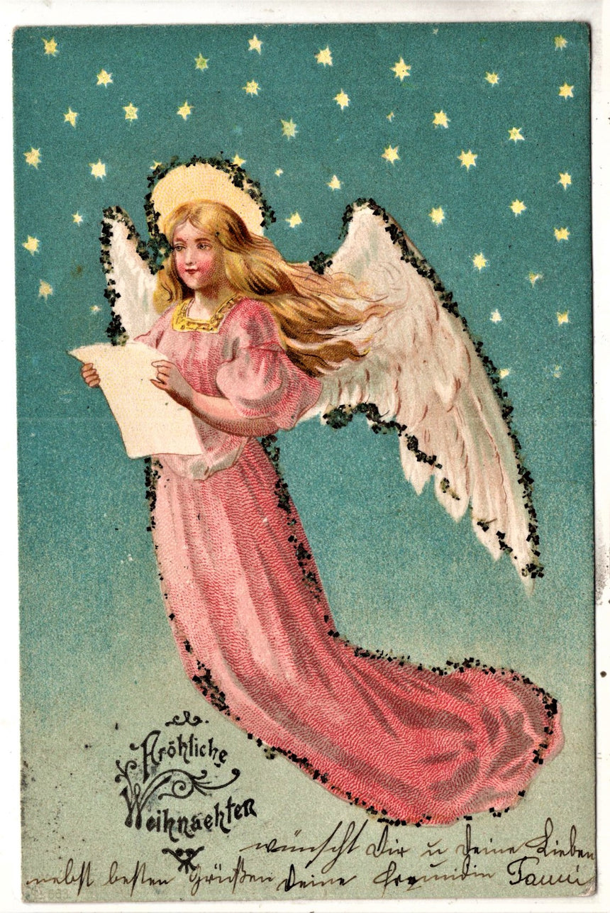 Cartolina Buon Natale / anno. Frohe Weihnachten / Neues Jahr. Merry Christmas & Happy New Year | Collezionissimo