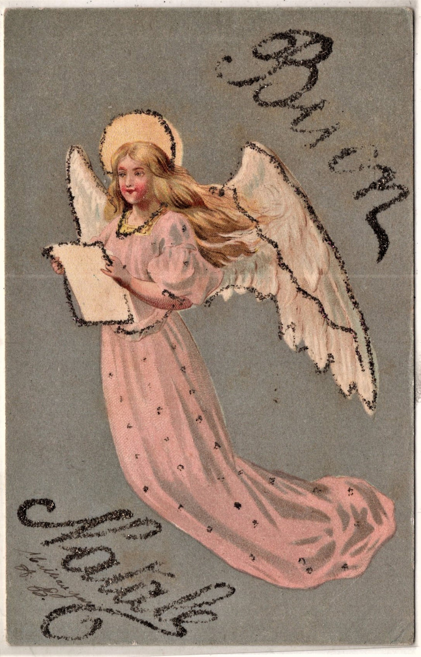 Cartolina Buon Natale / anno. Frohe Weihnachten / Neues Jahr. Merry Christmas & Happy New Year | Collezionissimo