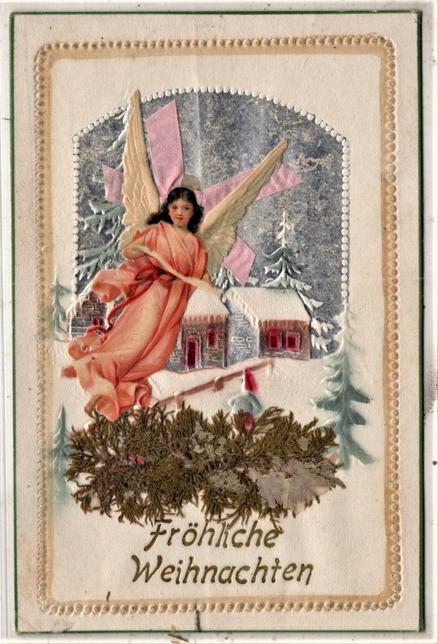 Cartolina Buon Natale / anno. Frohe Weihnachten / Neues Jahr. Merry Christmas & Happy New Year | Collezionissimo