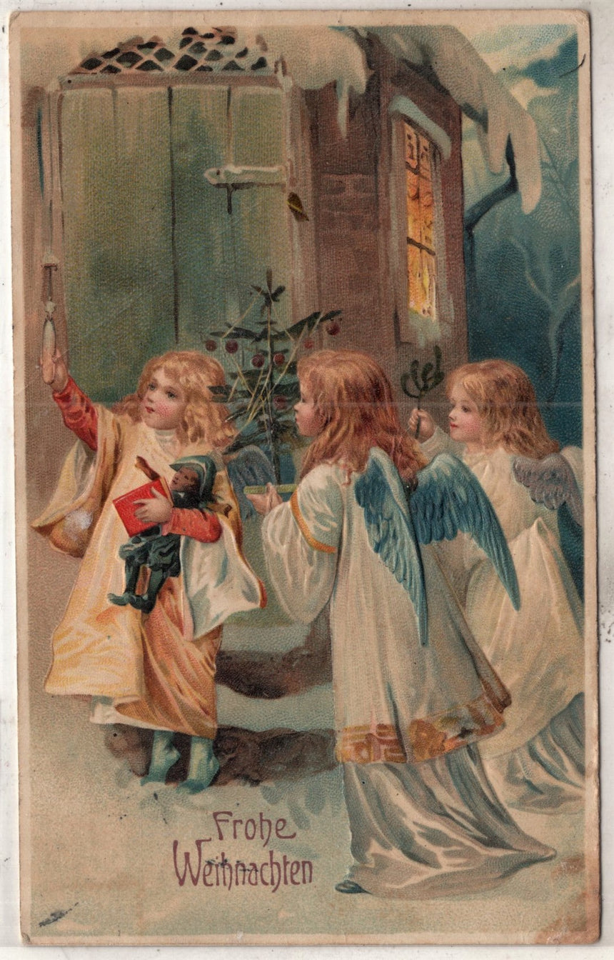 Cartolina Buon Natale / anno. Frohe Weihnachten / Neues Jahr. Merry Christmas & Happy New Year | Collezionissimo