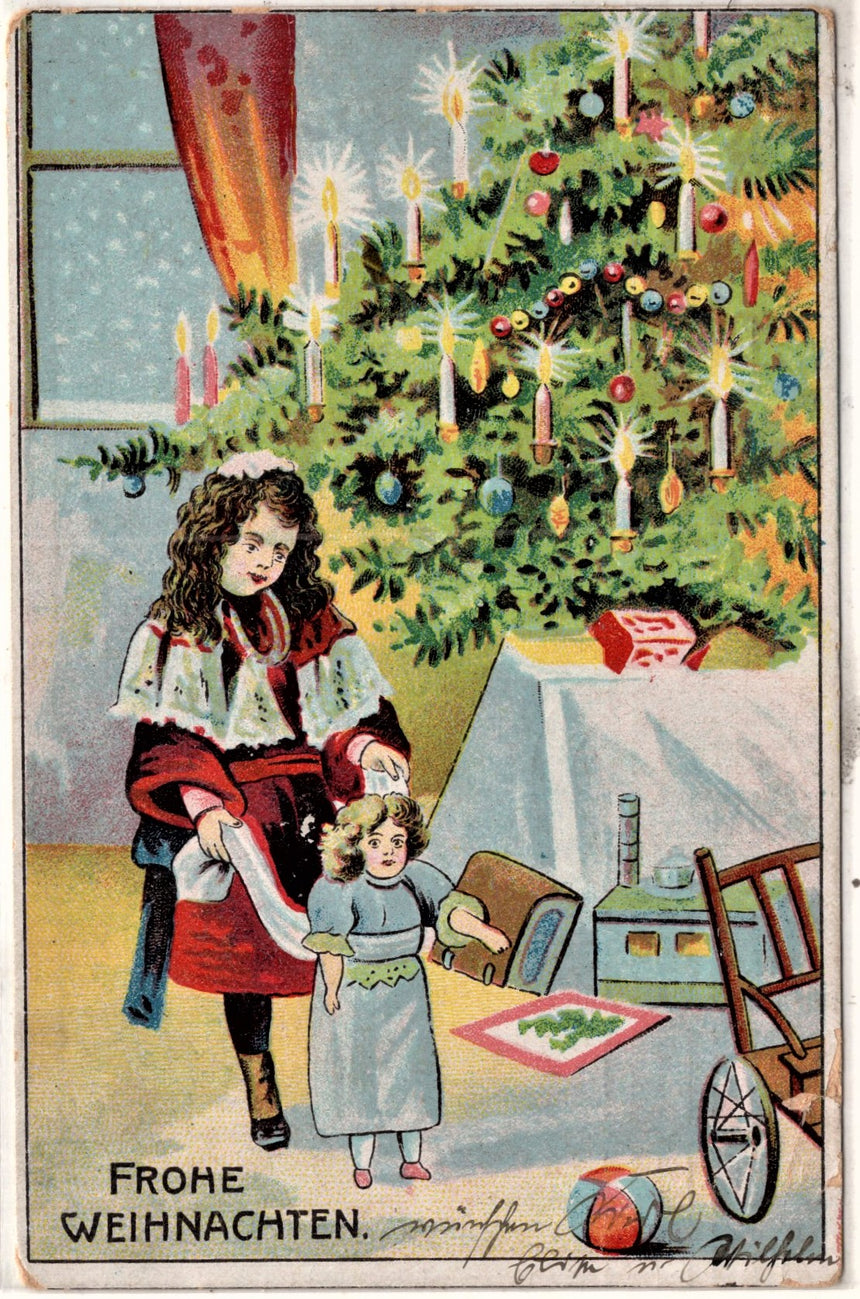 Cartolina Buon Natale / anno. Frohe Weihnachten / Neues Jahr. Merry Christmas & Happy New Year | Collezionissimo