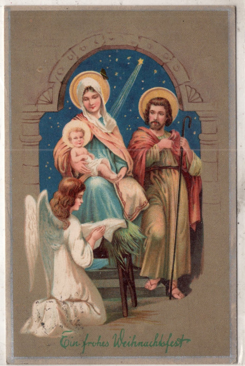 Cartolina Buon Natale / anno. Frohe Weihnachten / Neues Jahr. Merry Christmas & Happy New Year | Collezionissimo