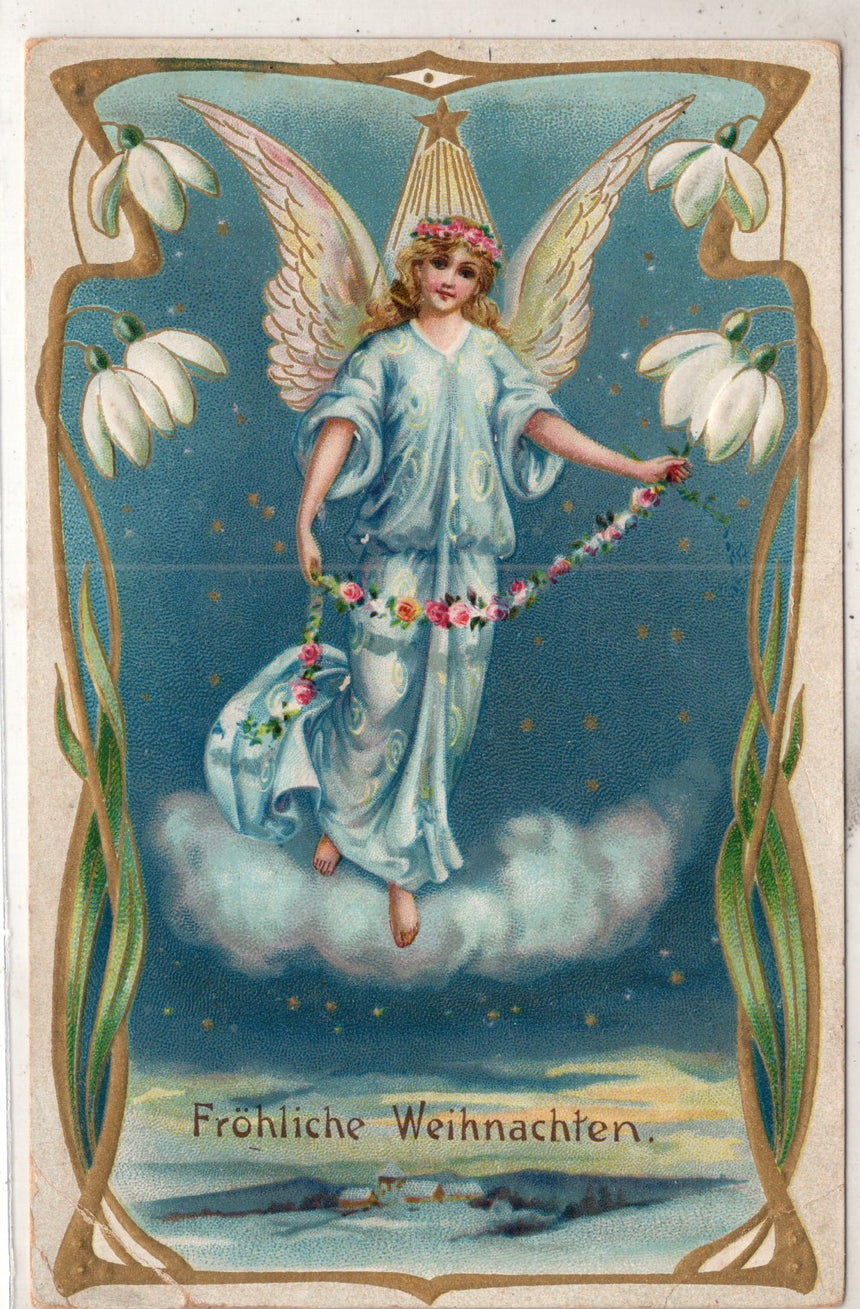 Cartolina Buon Natale / anno. Frohe Weihnachten / Neues Jahr. Merry Christmas & Happy New Year | Collezionissimo