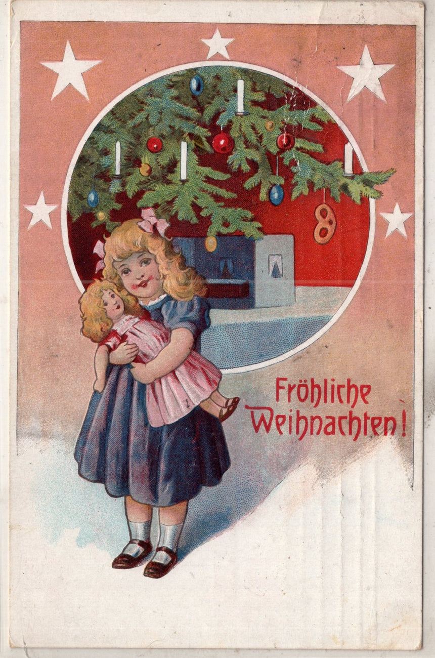 Cartolina Buon Natale / anno. Frohe Weihnachten / Neues Jahr. Merry Christmas & Happy New Year | Collezionissimo