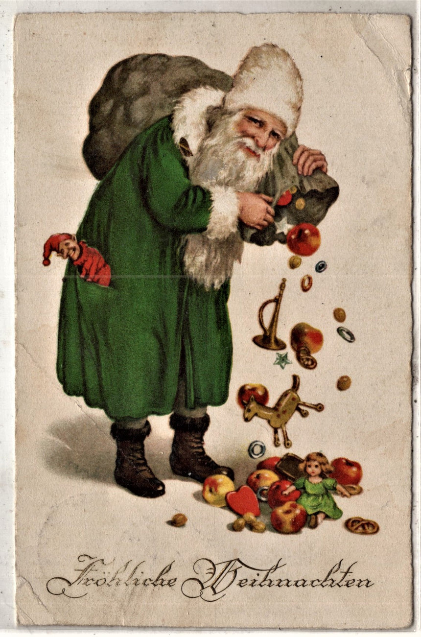 Cartolina Buon Natale / anno. Frohe Weihnachten / Neues Jahr. Merry Christmas & Happy New Year | Collezionissimo