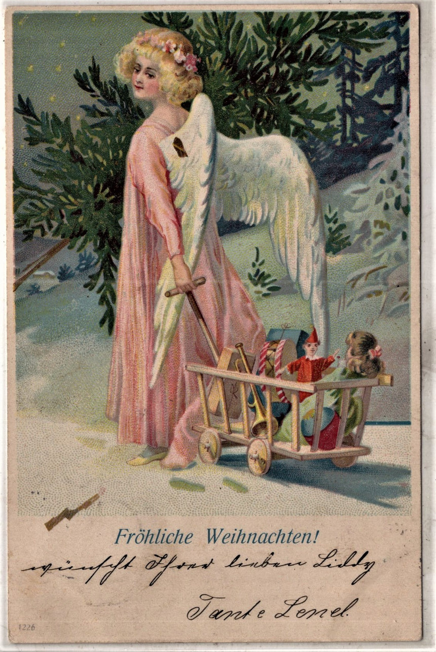 Cartolina Buon Natale / anno. Frohe Weihnachten / Neues Jahr. Merry Christmas & Happy New Year | Collezionissimo
