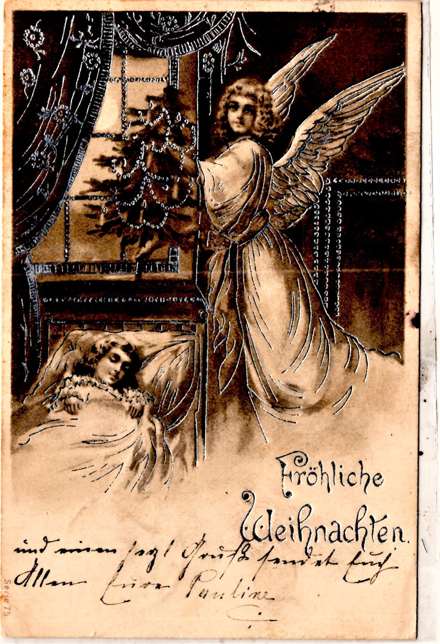 Cartolina Buon Natale / anno. Frohe Weihnachten / Neues Jahr. Merry Christmas & Happy New Year | Collezionissimo