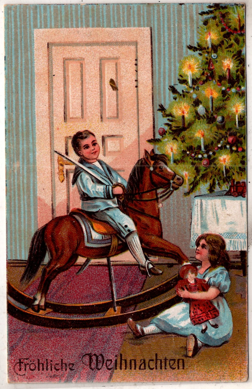 Cartolina Buon Natale / anno. Frohe Weihnachten / Neues Jahr. Merry Christmas & Happy New Year | Collezionissimo