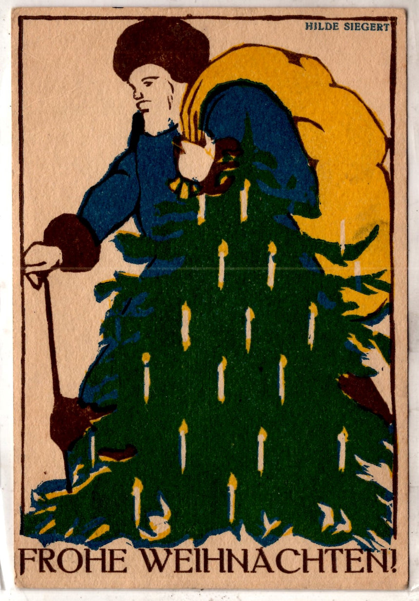 Cartolina Buon Natale / anno. Frohe Weihnachten / Neues Jahr. Merry Christmas & Happy New Year | Collezionissimo