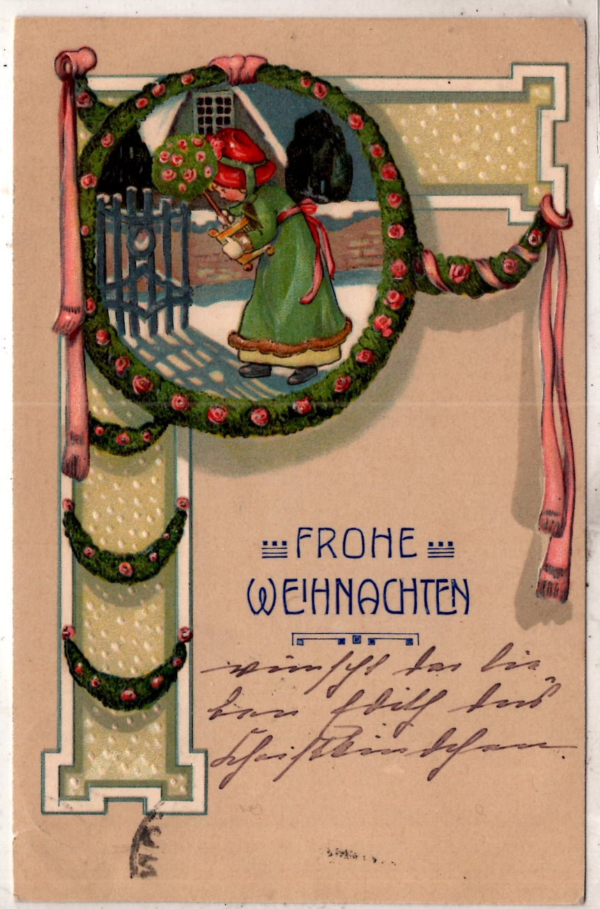 Cartolina Buon Natale / anno. Frohe Weihnachten / Neues Jahr. Merry Christmas & Happy New Year | Collezionissimo