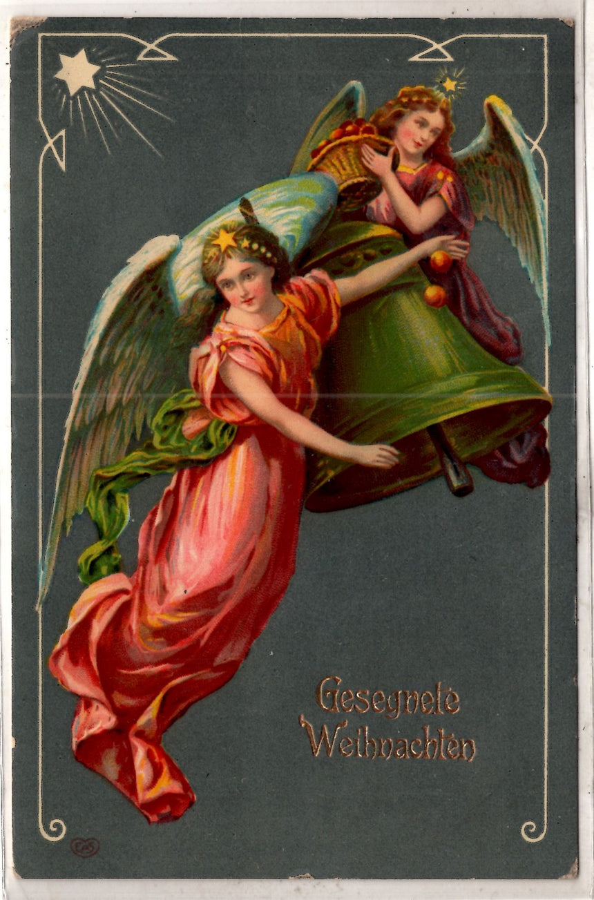 Cartolina Buon Natale / anno. Frohe Weihnachten / Neues Jahr. Merry Christmas & Happy New Year | Collezionissimo