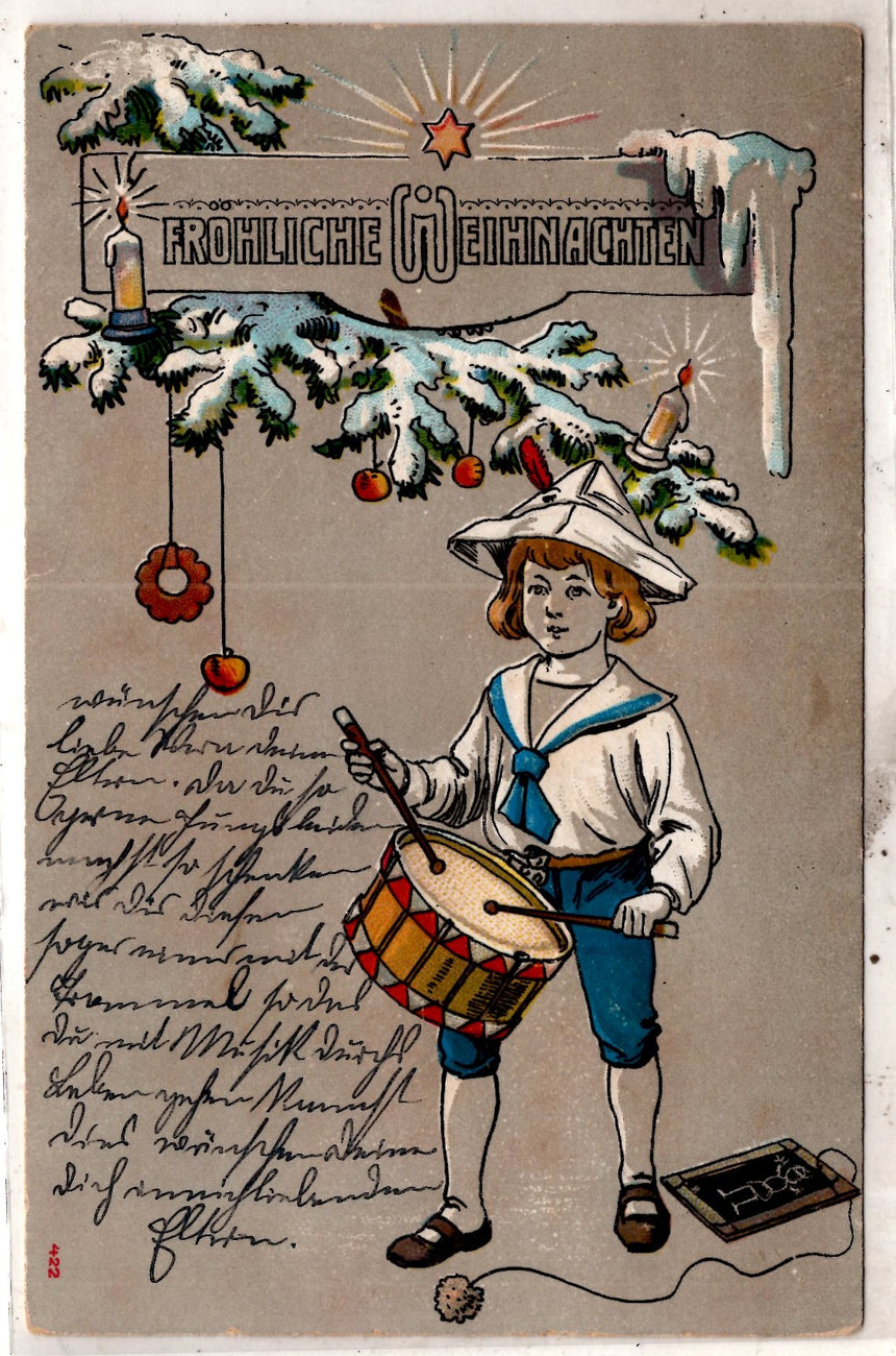 Cartolina Buon Natale / anno. Frohe Weihnachten / Neues Jahr. Merry Christmas & Happy New Year | Collezionissimo