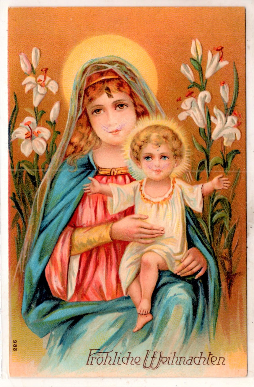 Cartolina Buon Natale / anno. Frohe Weihnachten / Neues Jahr. Merry Christmas & Happy New Year | Collezionissimo