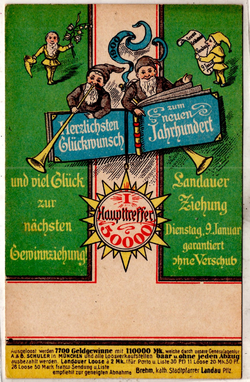 Cartolina Buon Natale / anno. Frohe Weihnachten / Neues Jahr. Merry Christmas & Happy New Year | Collezionissimo