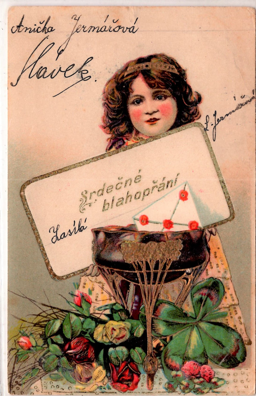 Cartolina Buon Natale / anno. Frohe Weihnachten / Neues Jahr. Merry Christmas & Happy New Year | Collezionissimo