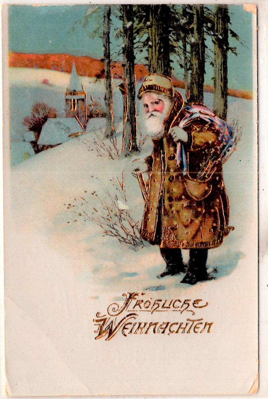 Cartolina Buon Natale / anno. Frohe Weihnachten / Neues Jahr. Merry Christmas & Happy New Year | Collezionissimo