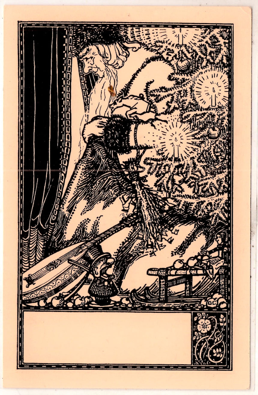 Cartolina Buon Natale / anno. Frohe Weihnachten / Neues Jahr. Merry Christmas & Happy New Year | Collezionissimo