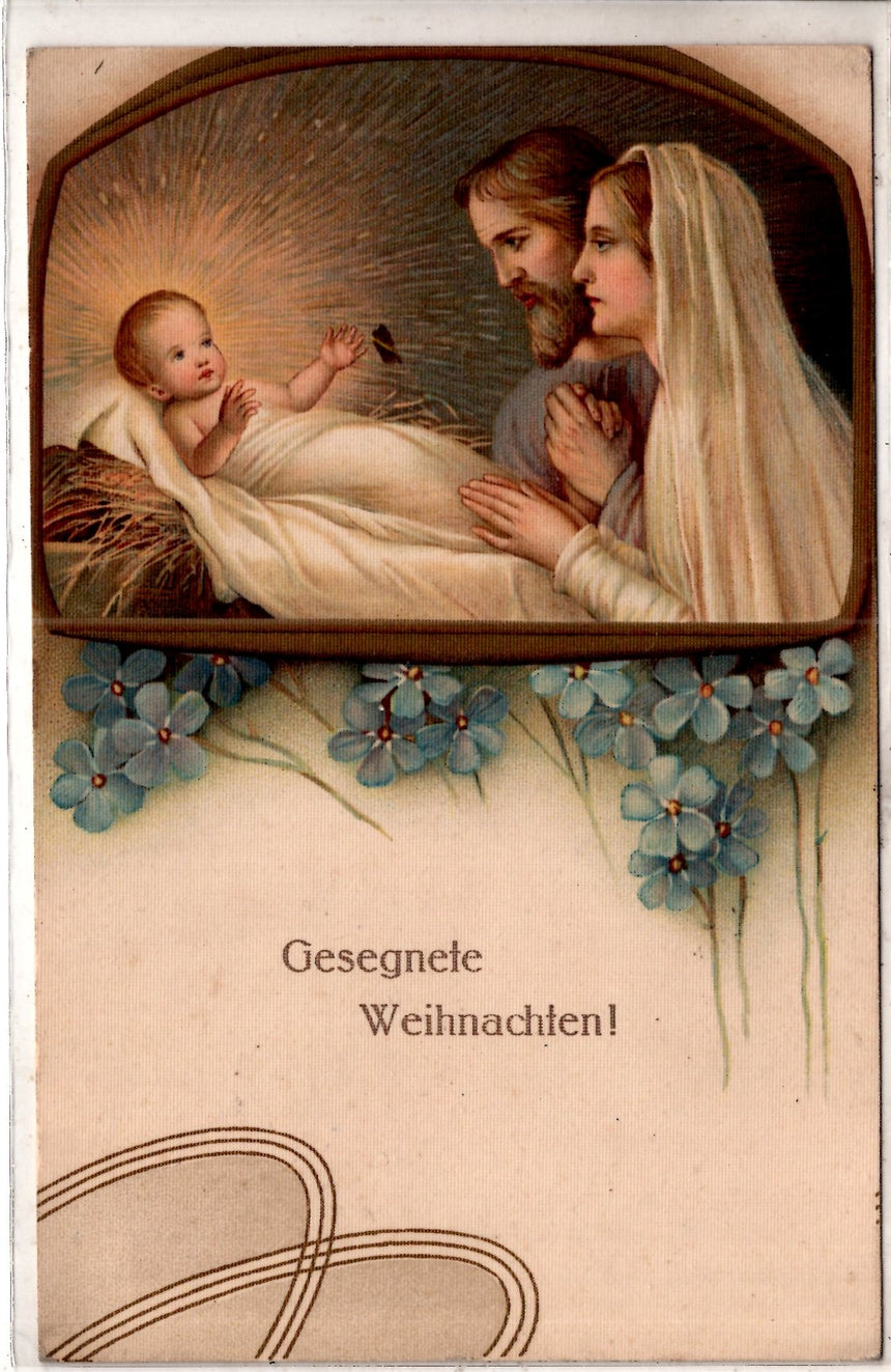Cartolina Buon Natale / anno. Frohe Weihnachten / Neues Jahr. Merry Christmas & Happy New Year | Collezionissimo