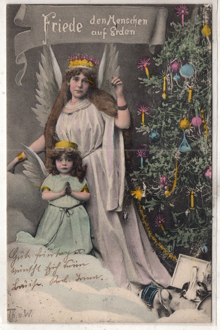 Cartolina Buon Natale / anno. Frohe Weihnachten / Neues Jahr. Merry Christmas & Happy New Year | Collezionissimo