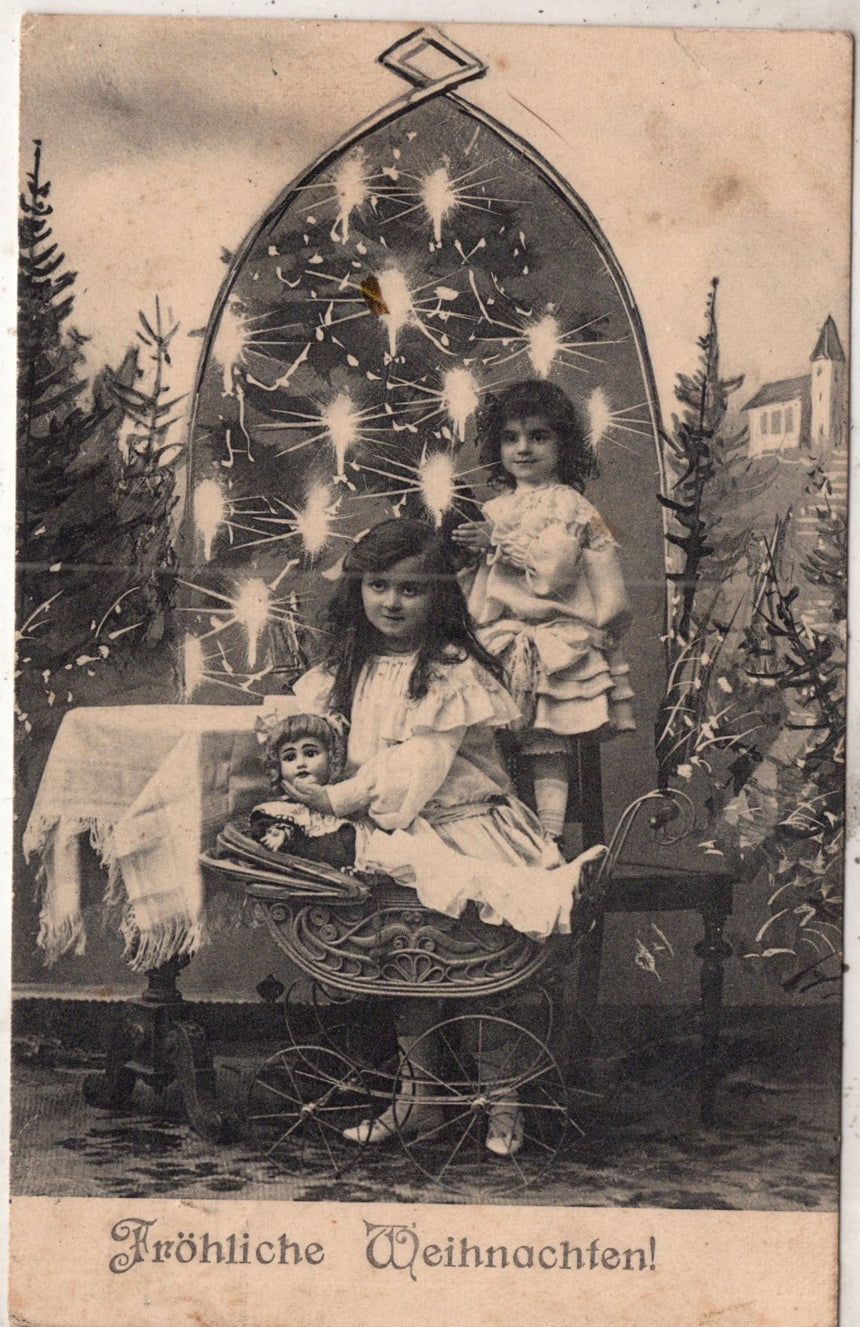 Cartolina Buon Natale / anno. Frohe Weihnachten / Neues Jahr. Merry Christmas & Happy New Year | Collezionissimo