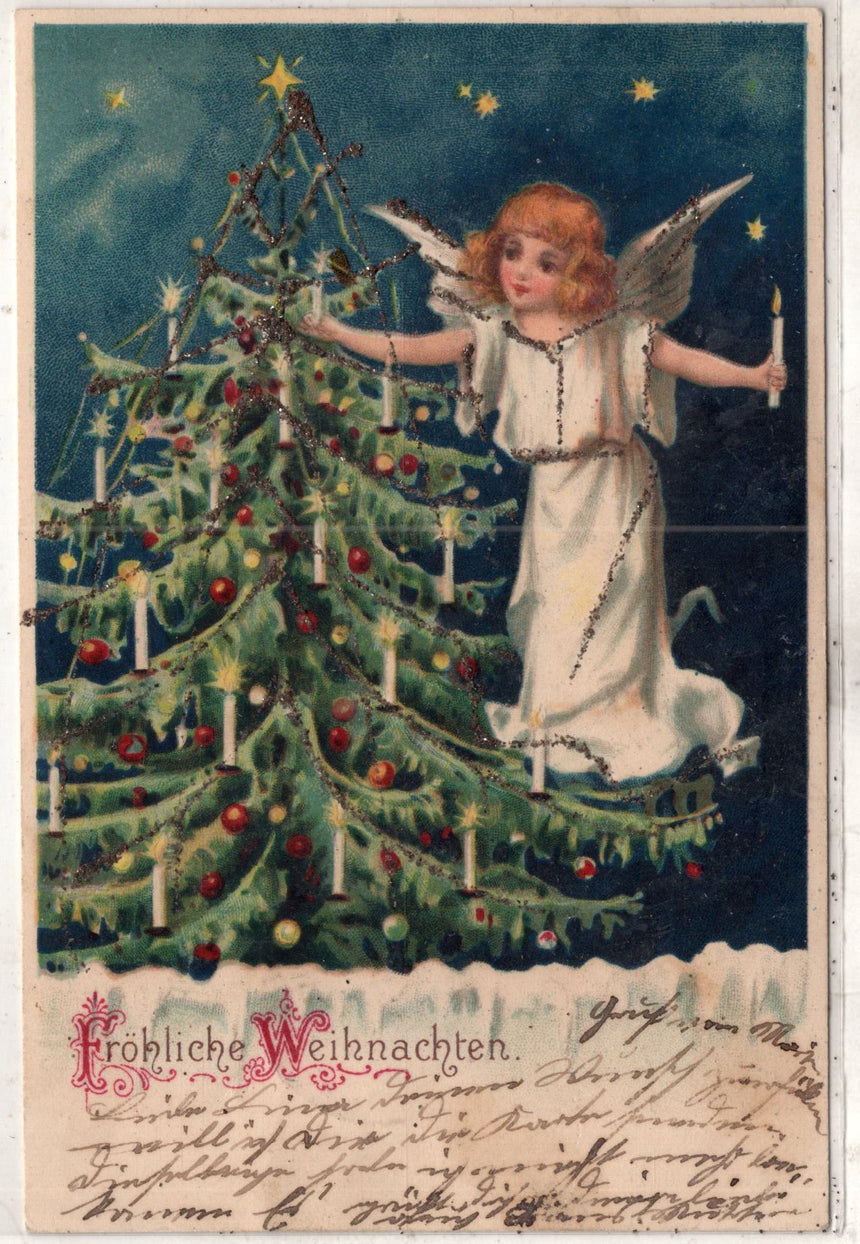 Cartolina Buon Natale / anno. Frohe Weihnachten / Neues Jahr. Merry Christmas & Happy New Year | Collezionissimo