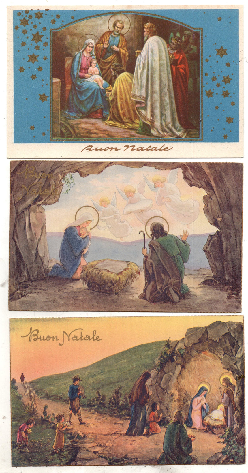 Cartolina Buon Natale / anno. Frohe Weihnachten / Neues Jahr. Merry Christmas & Happy New Year | Collezionissimo