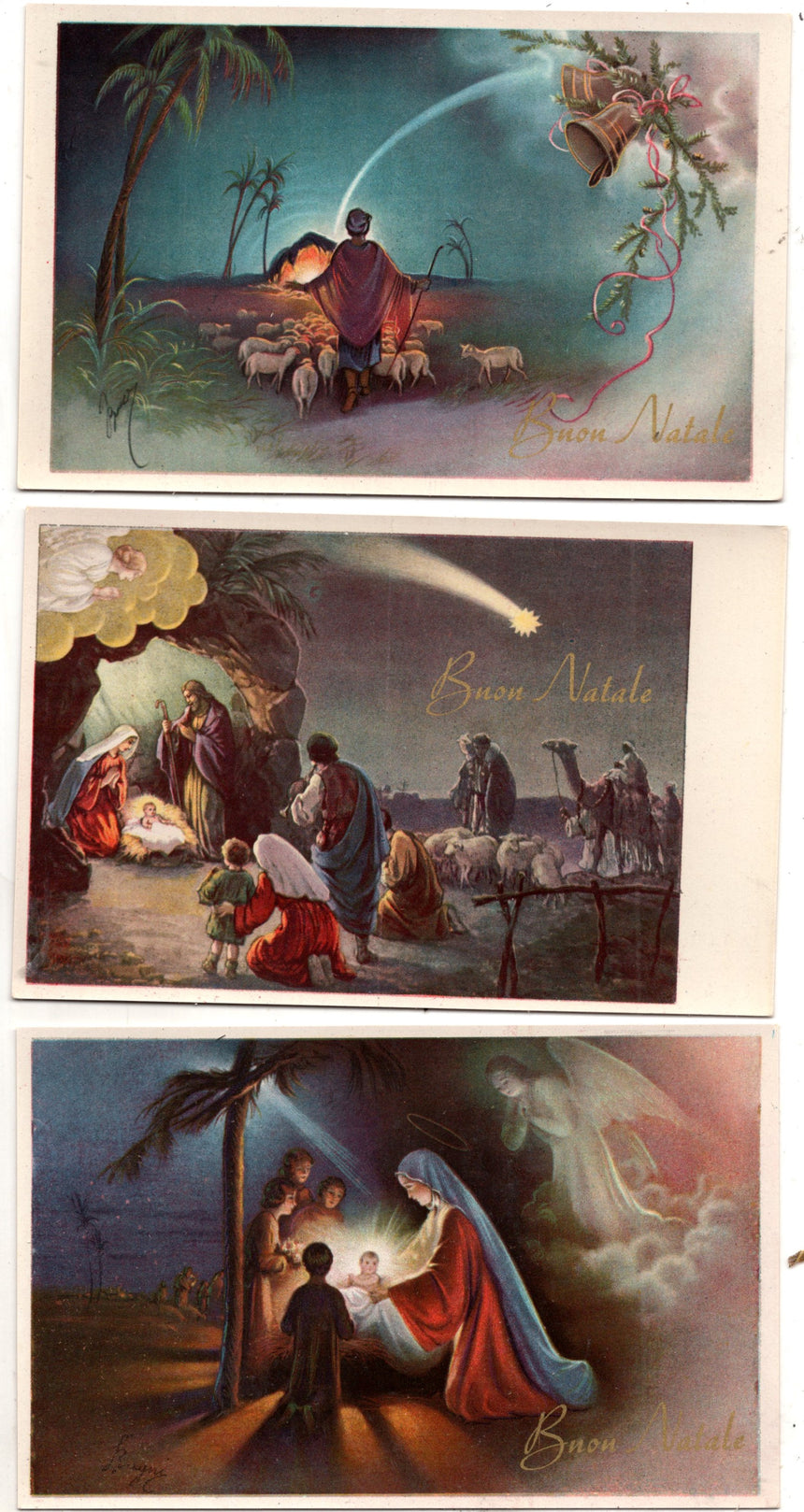 Cartolina Buon Natale / anno. Frohe Weihnachten / Neues Jahr. Merry Christmas & Happy New Year | Collezionissimo