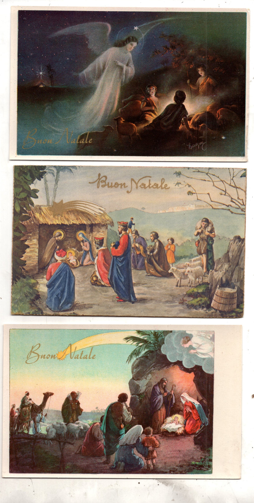 Cartolina Buon Natale / anno. Frohe Weihnachten / Neues Jahr. Merry Christmas & Happy New Year | Collezionissimo