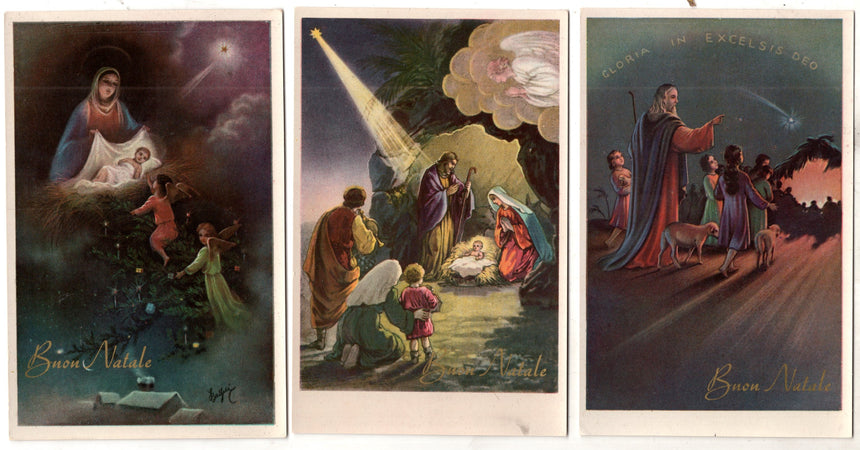 Cartolina Buon Natale / anno. Frohe Weihnachten / Neues Jahr. Merry Christmas & Happy New Year | Collezionissimo