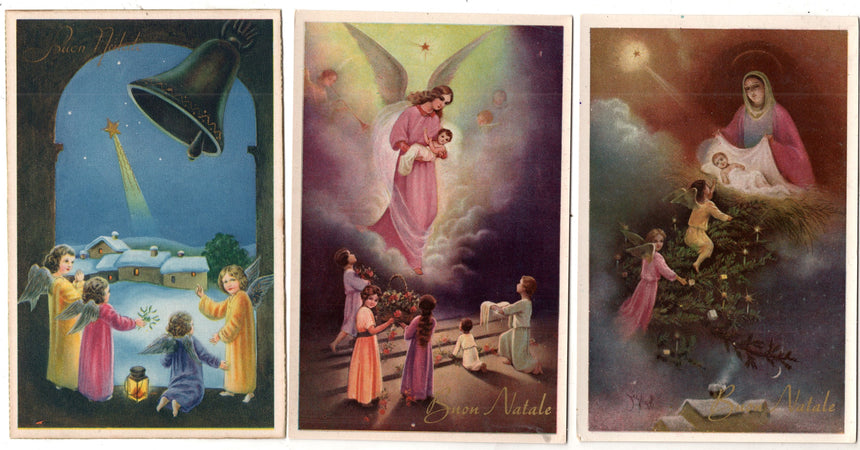 Cartolina Buon Natale / anno. Frohe Weihnachten / Neues Jahr. Merry Christmas & Happy New Year | Collezionissimo